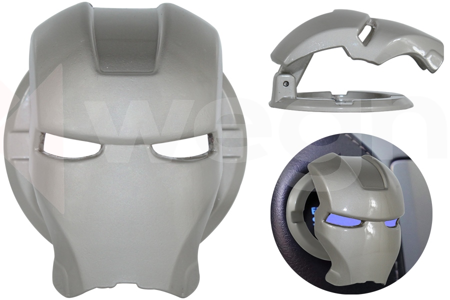 Iron Man Start Stop Koruyucu Kapak Gri