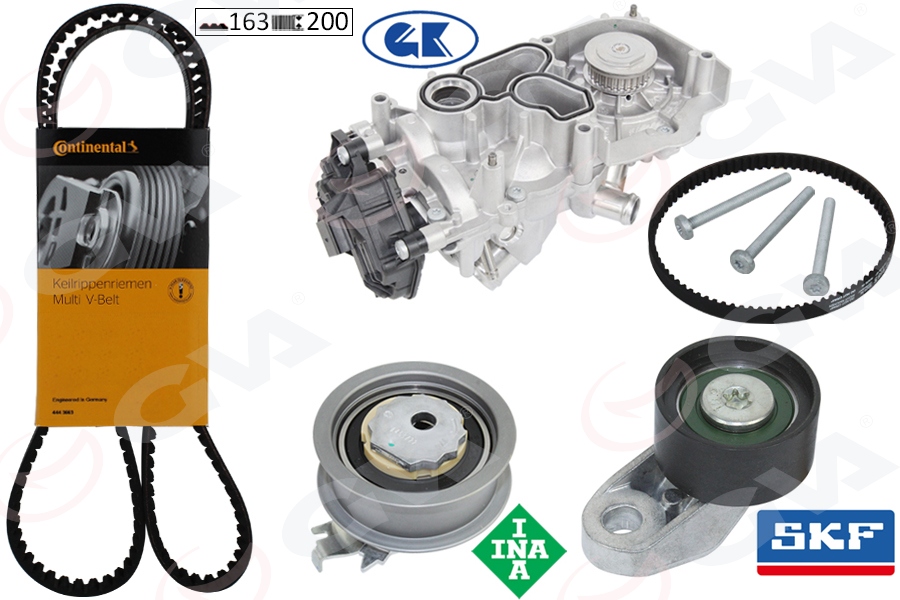 Devirdaim+eksantrik Gergi Kiti GOLF8-A3-LEON-OCTAV...