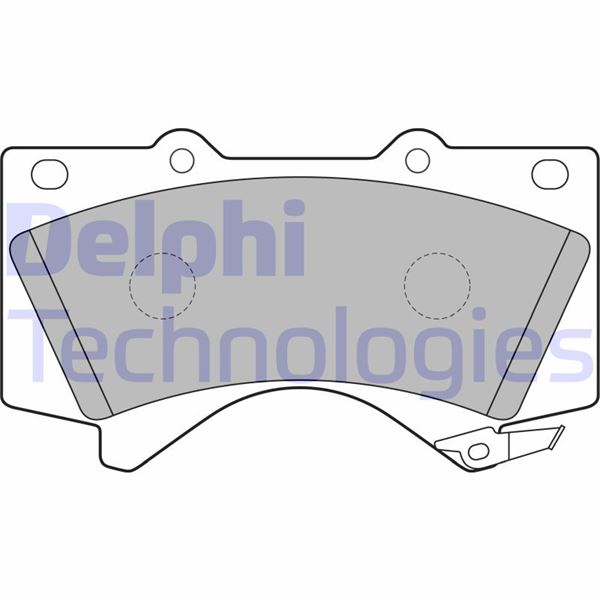 ÖN FREN BALATA TOYOTA LAND CRUISER 4.5L 1VD-FTV VDJ200 dizel D4-D 08-> 4.6L UZJ200 V8 08->