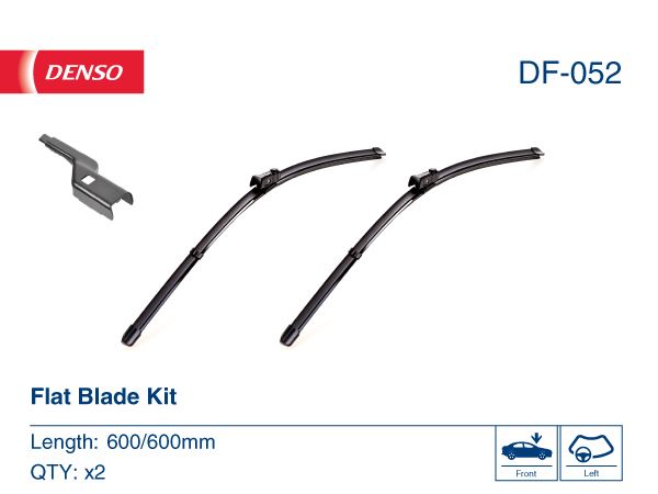 Wiper. Flat Front Blade
