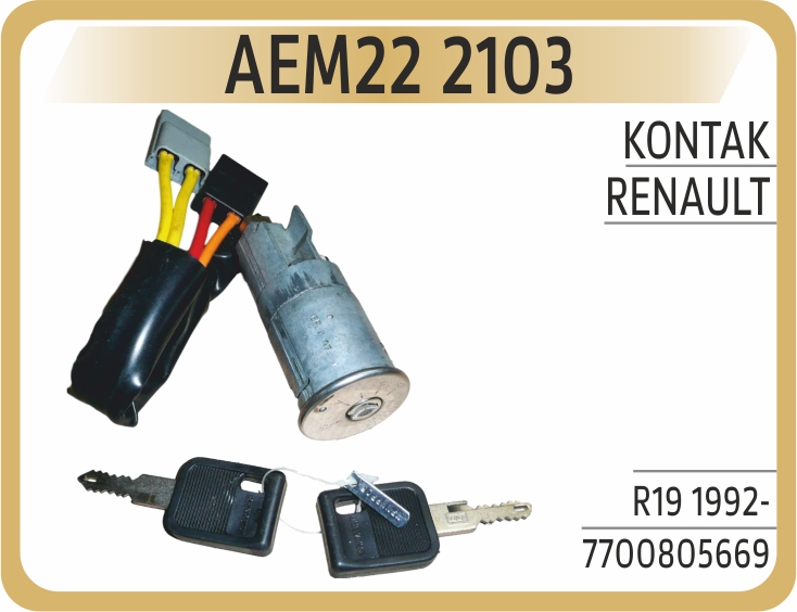 KONTAK RENAULT 19 1992-