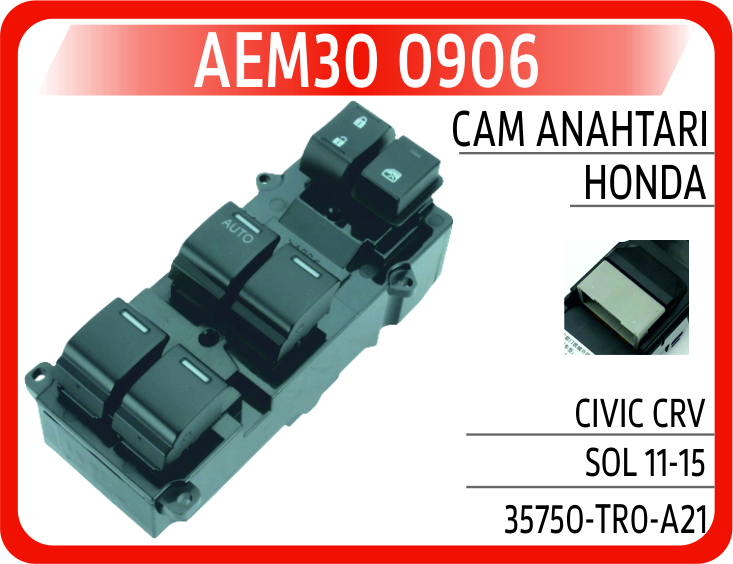 CAM ANAHTARI HONDA CIVIC CRV SOL 11-15