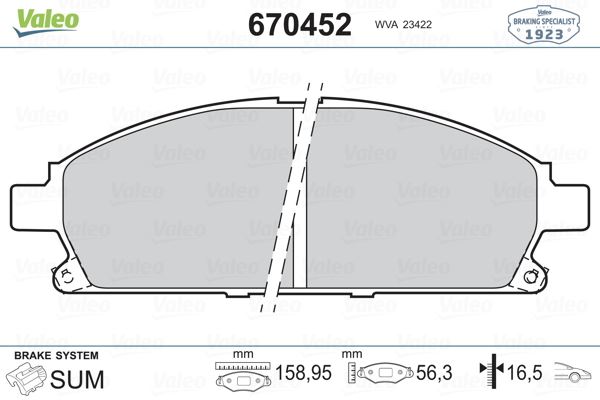 ÖN FREN BALATA NISSAN X-TRAIL 2,0L QR20 T30 01-> / PATHFINDER 3,3L VG33E V6 R50 97->