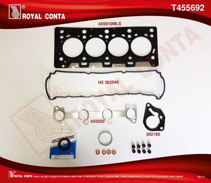ÜST TAKIM CONTASI MEGANE II 02>CLIO II 02> CLIO III 05> LOGAN 04>SANDERO 08> NOTE 06>11 (E11) MICRA III 05>10 SUZUKİ JIMNY 03> 1.5 DCI (K9K) (KEÇELİ-SUBAP LASTİKLİ)