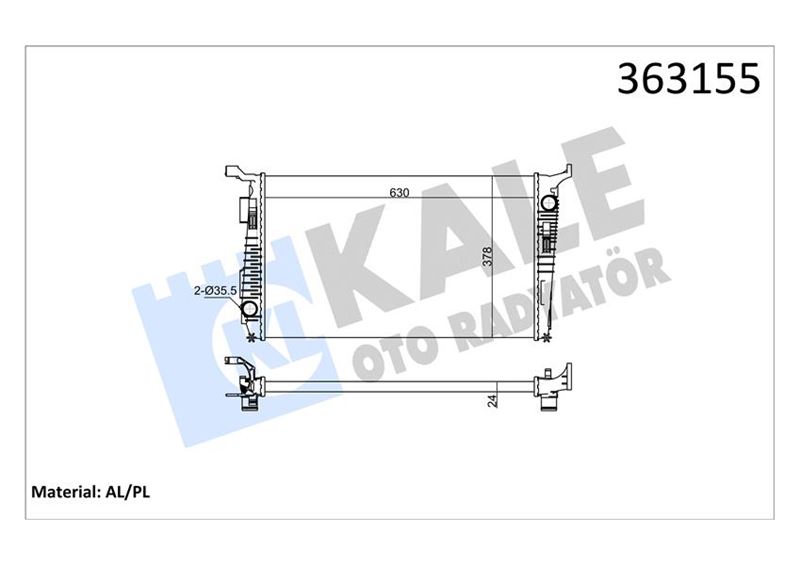 SU RADYATORU DACIA DUSTER 1.5 DCI-1.5 DCI 4×4 10> (AL/PL/BRZ)
