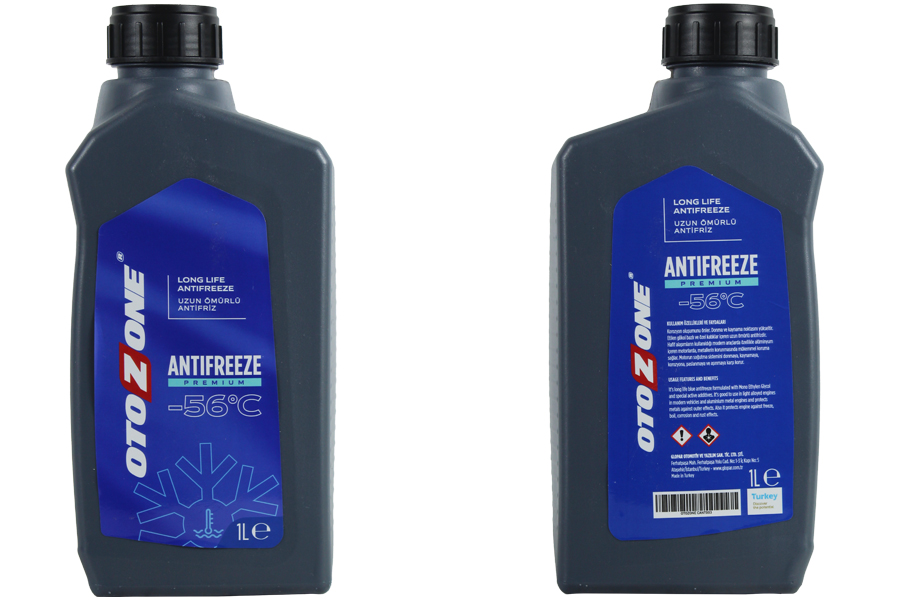 Antifriz 1 Lt -56 C Mavi (Koli 12 Ad)