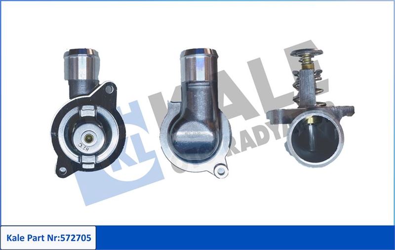 TERMOSTAT+FLANŞ 87°C VW MULTIVAN-TOUAREG-TRANSPORTER