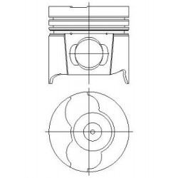 MOTOR PİSTON+SEGMAN (0,50) (80,00) LAGUNA I-II 97>07 TRAFIC II 01>14 KANGOO 01> VİVARO 01>14 1.9 DCI F9Q (DÜZ KANAL)
