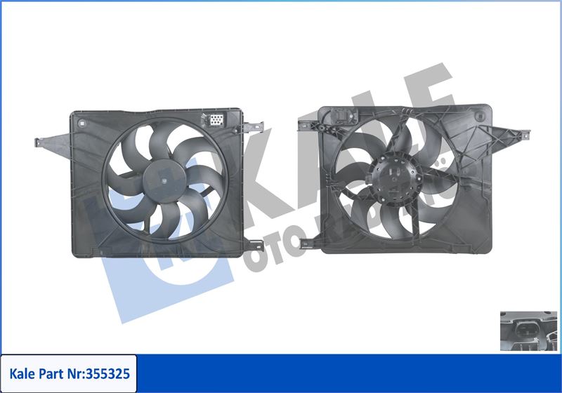 RADYATOR FANI KOMPLE NISSAN QASHQAI (J10-JJ10) 07>13 1.5dCi 2.0