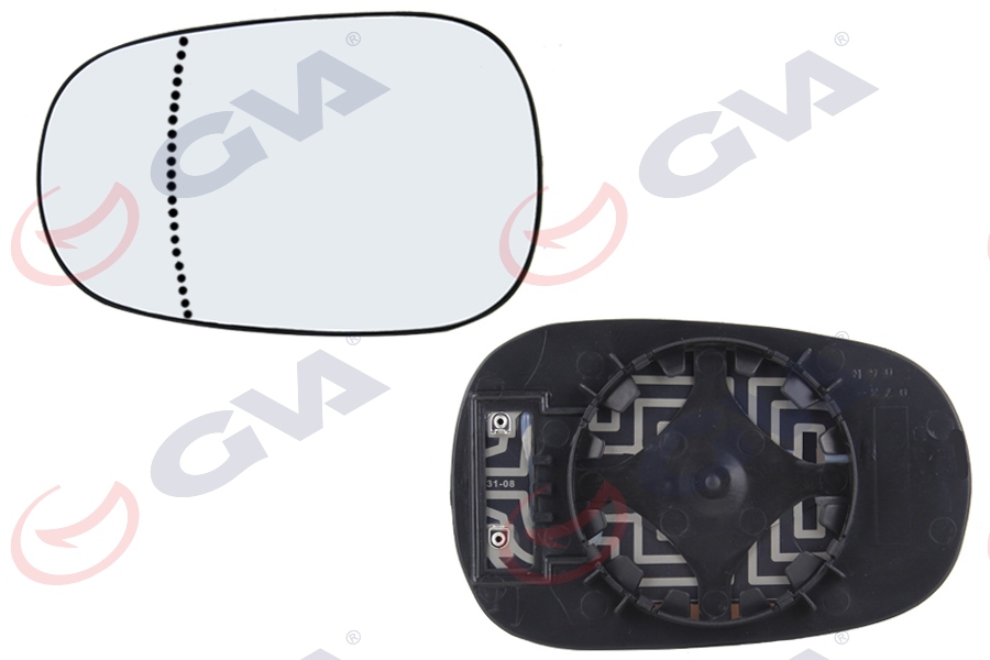 AYNA CAMI SOL CLIO I-II (94-05)-LOGAN 04>MEGANE I (96-03) ISITMALI+ASFERİK VM-6800GHL