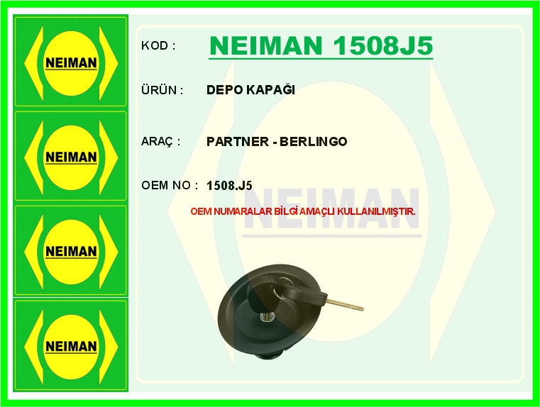 DEPO KAPAĞI PARTNER - BERLINGO
