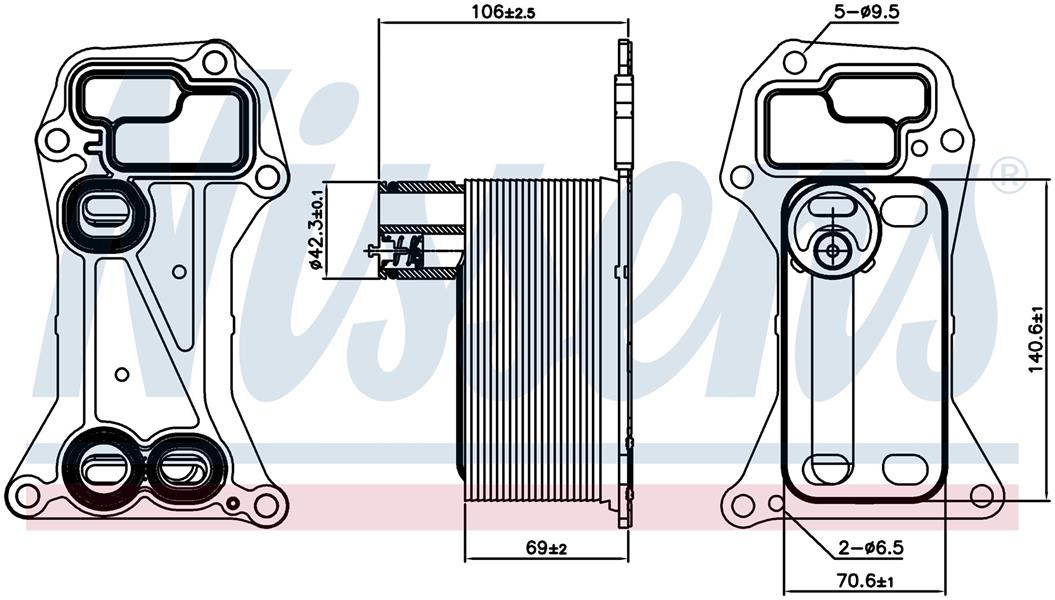 Yağ Radyatörü 3 E90-E91-E92-E93 (05-) Motor Yağ So...