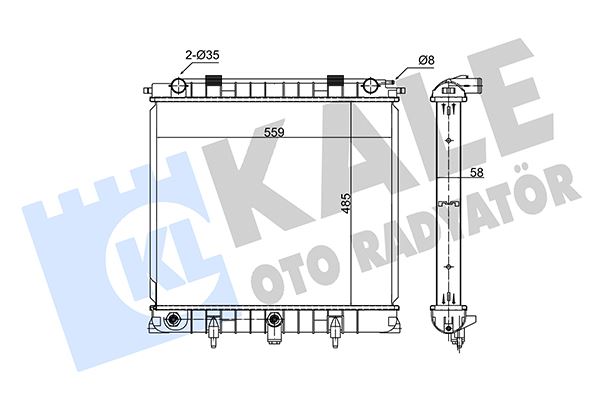 MOTOR SU RADYATORU 26 6T RANGE ROVER 2 P38A 2.5 D 94>02