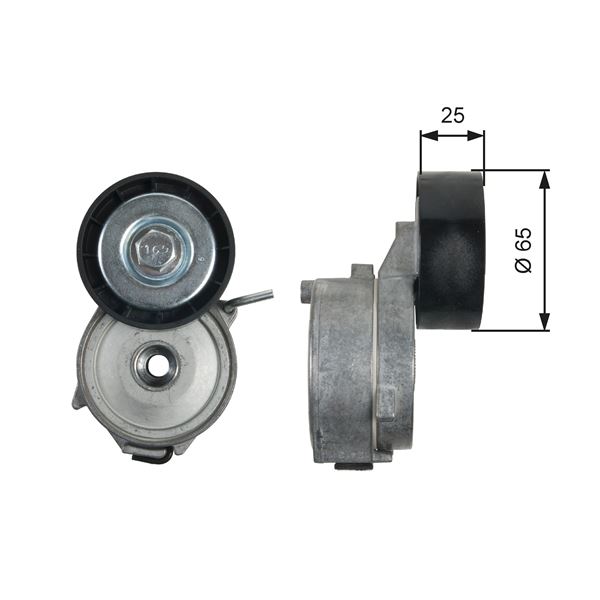 ALTERNATÖR GERGİ RULMANI VOLVO S80 2.0TDİ 08>V70 2.0D-C5 2.2 MONDEO 2.0TDCİ 07> 9653197280-C2Z16647-1345A034-1613840780-5751F5-5751G0