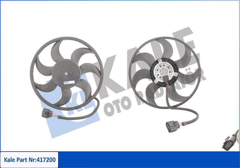 FAN MOTORU DAVLUMBAZLI SOL VW MULTIVAN V-TRANSPORTER V (450W-420mm)