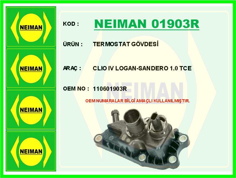 Termostat Gövdesi