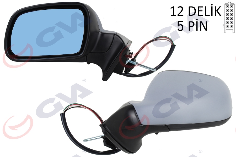 Dış Dikiz Aynası Sol 407 05> Elektrikli+isitmal...