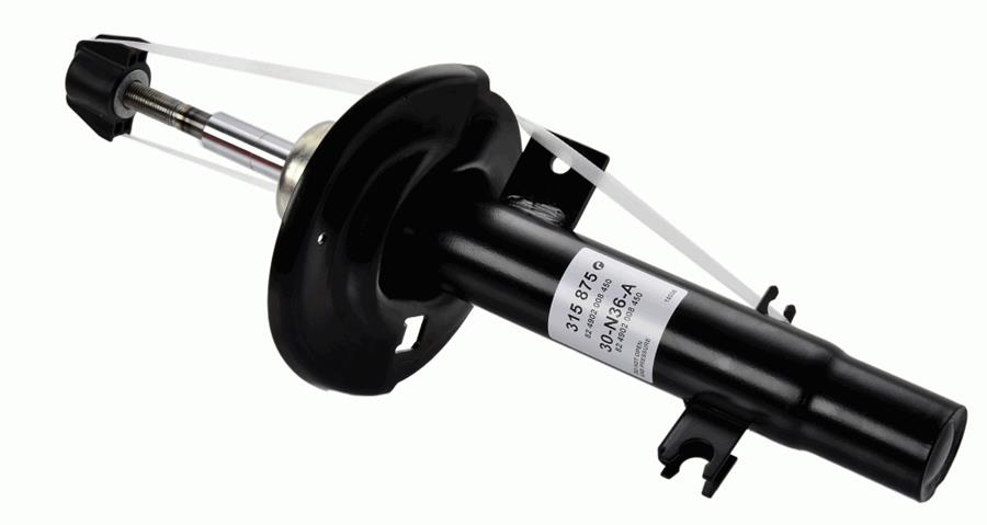 ÖN AMORTİSÖR SAĞ P208 (2012=> (GAZLI) Tekerlek göbegi-Ø: 72 mm