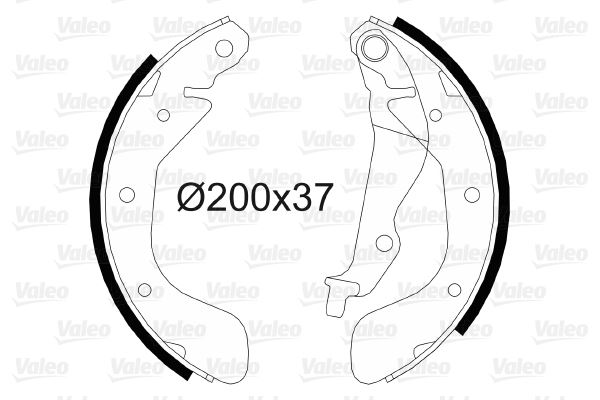 ARKA FREN PABUÇ BALATA CHEVROLET AVEO 08>11> KALOS 1.2-1.4 05> SPARK 10>