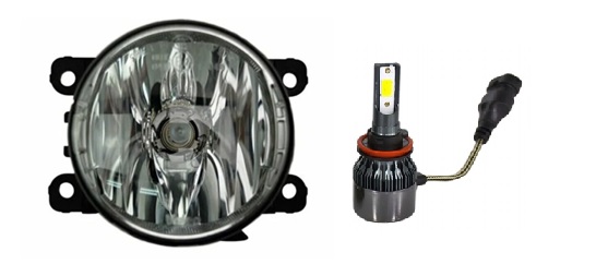 Sis Farı Sağ-sol Led Xenon Ampüllü