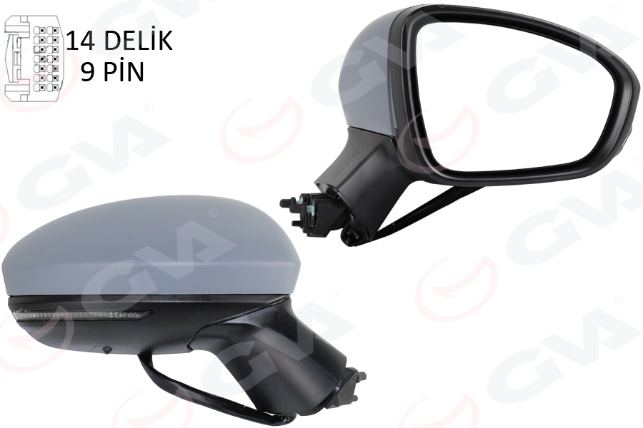 Dış Dikiz Aynası Sağ Elektrikli+isitmali+sinyalli+...