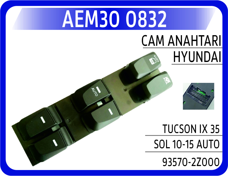 CAM ANAHTARI HYUNDAI TUCSON IX 35 SOL 10-15 AUTO