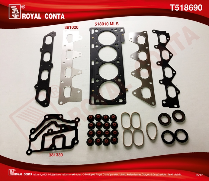 ÜST TAKIM CONTA SKC'Lİ LGN II 1.8-2.0 16V F4R/F4P ...