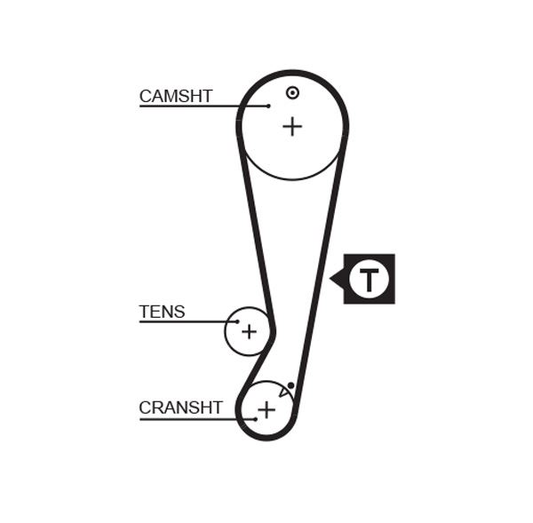 EKSANTRIK GERGI KITI [117X211] COROLLA 1.6 16V [92-00] AVENSIS [97-00] CARINA E [92-97] 1.6 16V