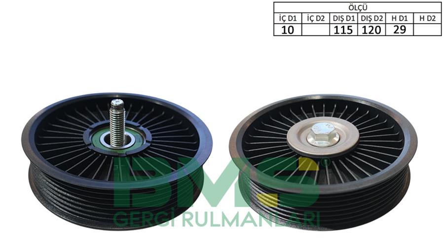 V KAYIŞ GERGİ RULMANI FORD MONDEO 01> 2.0 DURATEC