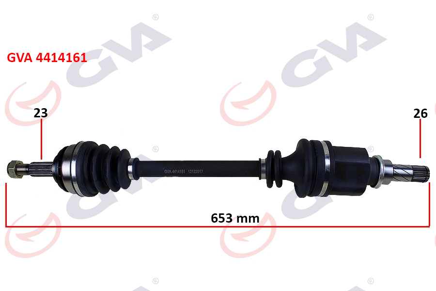 KOMPLE AKS SOL CLIO III 1.5 DCI 05- LOGAN 1.4-1.6-1.5 DCİ (07-) (653mm)