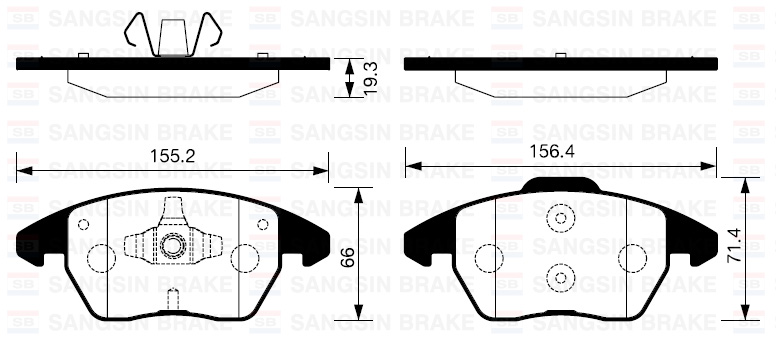 Ön Balata P307 03=> 207 1.6 07=> 308 07=>...