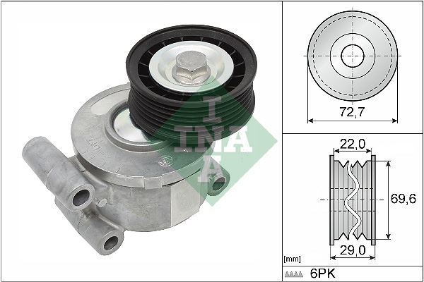 ALTERNATÖR GERGİ KOLU VOLVO C30 S40 1.8 2.0 V50 (06-12) CMAX 1.8 2.0 (04-07-10) ECOSPORT 2.0 (12=>