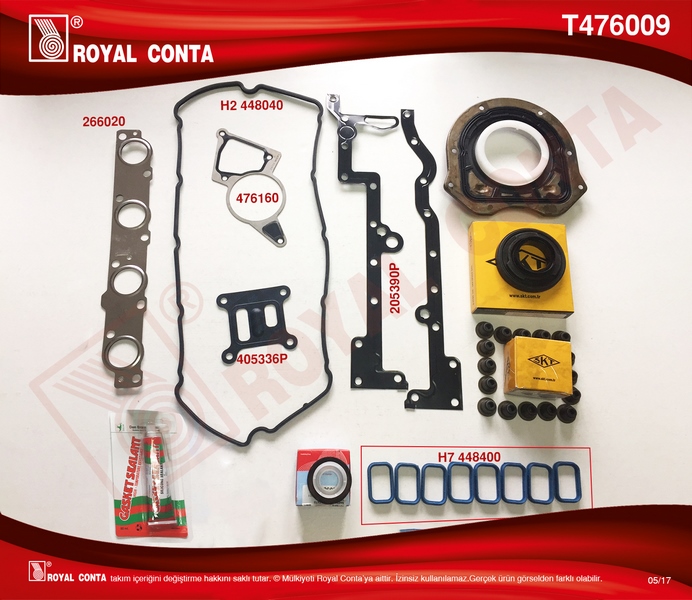 Motor Takım Conta (Skt Keçeli& Reinz S.lastikli)