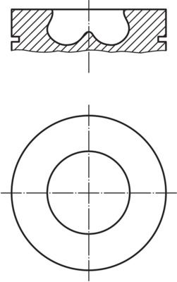 PİSTON COMPLETE (83.5)MM AUDI