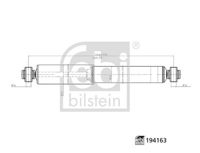 AMORTISOR ARKA (GAZLI. 3.50 TON) MERCEDES SPRINTER B906 . VW CRAFTER 30-35-50