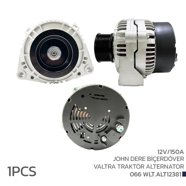 Alternatör (Sarj Dinamosu) 12V 150A Jonh Dere Biçe...