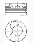 Piston+segman (79,51mm Std