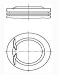 Piston Segman 78.10MM 0.50 1.4I 16V X14XE