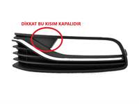 Tampon Izgarası Sol Sisli Köşe Kapali Nikelajli 6C0941777B Üzerinde