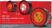 Sinyal Lambası 12V Ledli (Arka Üst Aydinlatma) Aluminyum Kapli Cerceve (Ø 98mm)