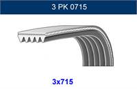 Alternatör Kayışı - V Kayışı 3PK715