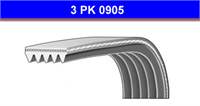 Alternatör Kayışı - V Kayışı 3PK905