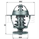 Termostat 88 °C V184-V347-V363-CUSTOM-RANGER-JUMPER-BOXER-DUCATO