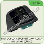 Cam Açma Kapama Anahtarı Ciftli Cerceveli