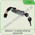 KILITLI KONTAK ANAHTARI R12 {NEIMAN TIPI -METAL ANAHTARLI}