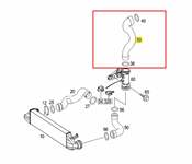 TURBOSARJ HORTUMU SOL UST W203 00>07 S203 01>07 CL203 08>11 C209 05>09