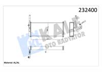KALORIFER RADYATORU - FORD CARGO / 2530-2535 (AL / BRZ)