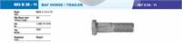 BIJON VE SOMUNU PULLU SAF M22x1.5x73