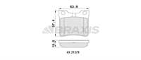 Fren Balatası Arka V-class 638/2