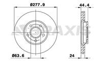 Ön Fren Disk Aynası Connect 1.8TDCI 02>13 Absli (Takım Fiyat)